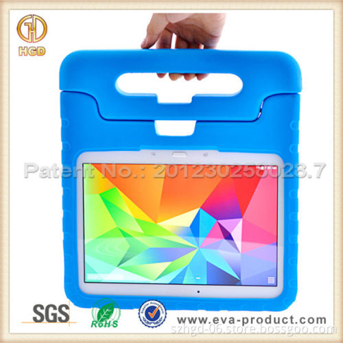Heavy Duty Shock Resistant Blue Bumper Case For Samsung Galaxy Tab 4 10.1